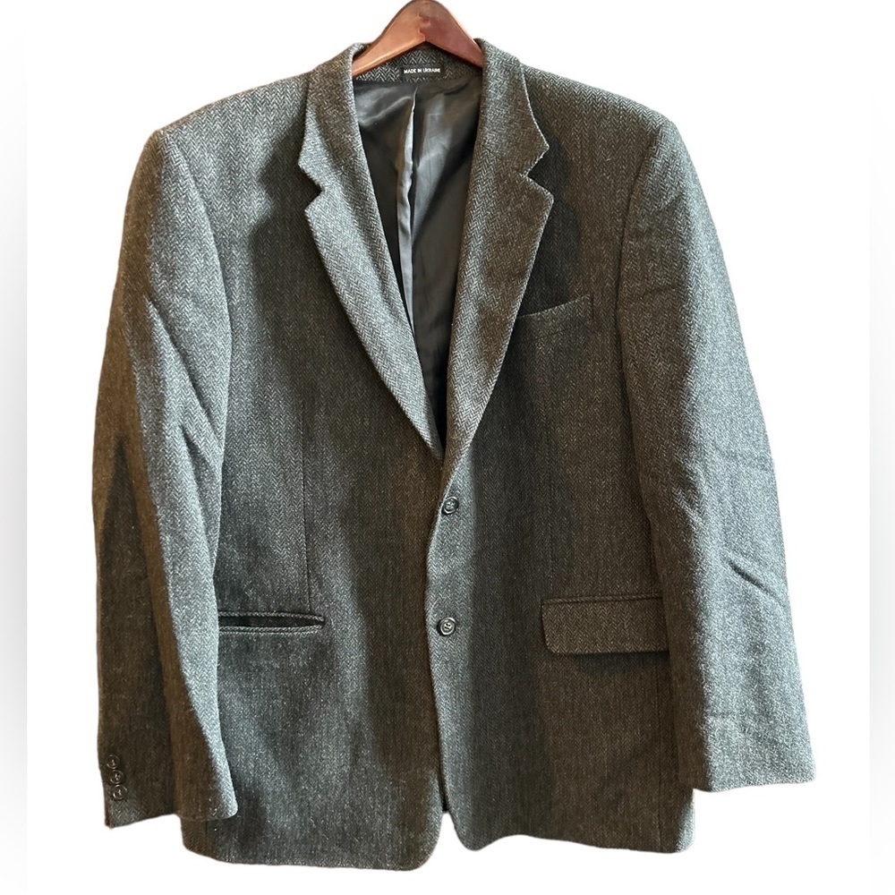 Oleg Cassini Men's Sport Jacket wool Size 44L